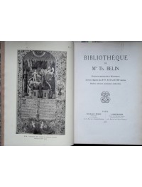 Bibliothèque de Mme Th. Belin 