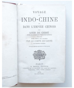 Voyage en Indo-Chine et dans l'Empire chinois