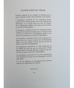 Edition originale numérotée, reliée et illustrée par Valadié, bel ouvrage.