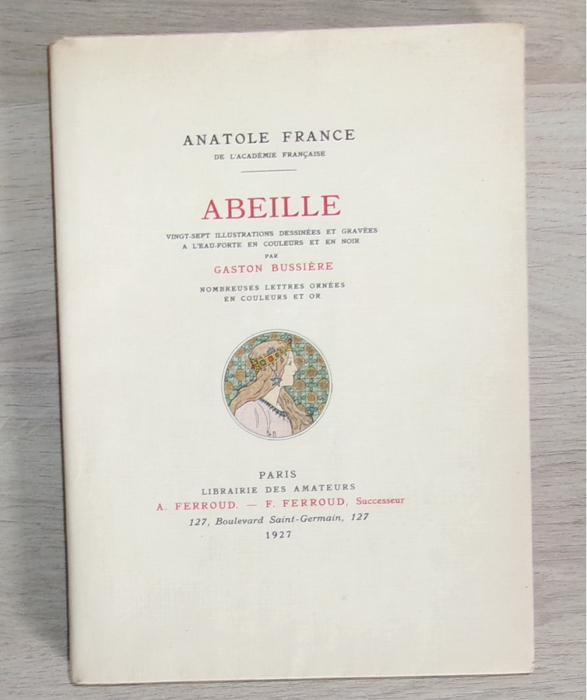 exemplaire numéroté sur japon impérial et illustré par Bussière