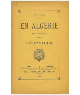 En Algérie, souvenirs - Géryville