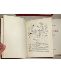 par Brillat Savarin, 2 livres en coffret illustrés par Joseph Hémard